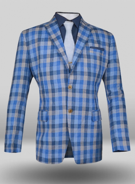 Roman Nobisa Checks Linen Jacket