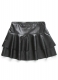 Baseball Flare Leather Skirt - # 482