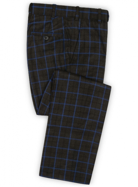 Light Weight Casino Black Tweed Pants