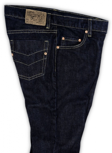 Skywalk Blue Hard Wash Jeans - Look #911