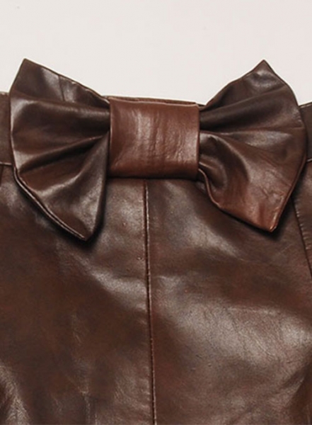 Bow Babe Leather Skirt