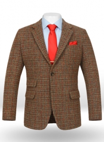 Harris Tweed Brownish Checks Jacket