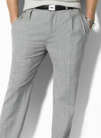 Terry Rayon Classic Dress Pants - Premium