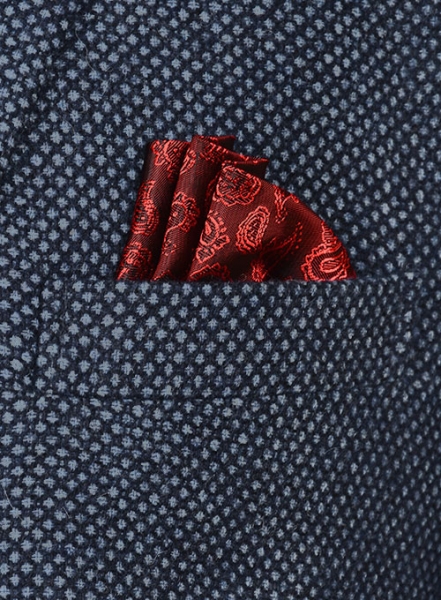 Blue Honey Comb Tweed Jacket