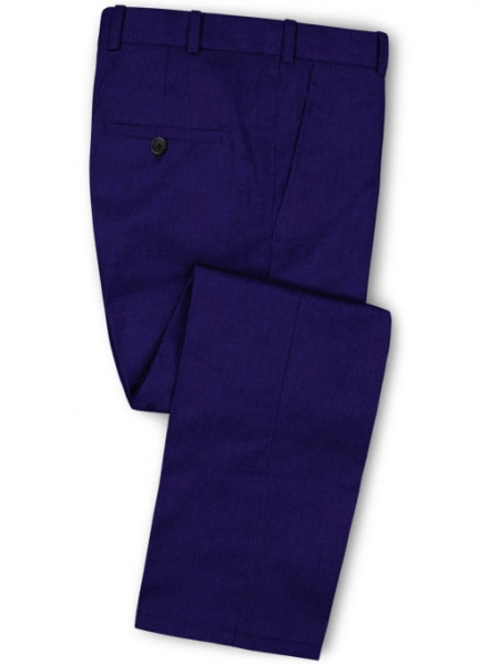 Italian Ink Blue Wool Pants