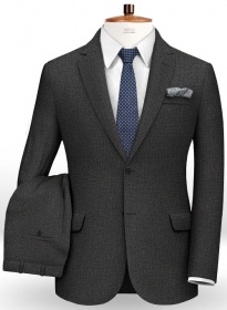 Pinhead Wool Dark Gray Suit