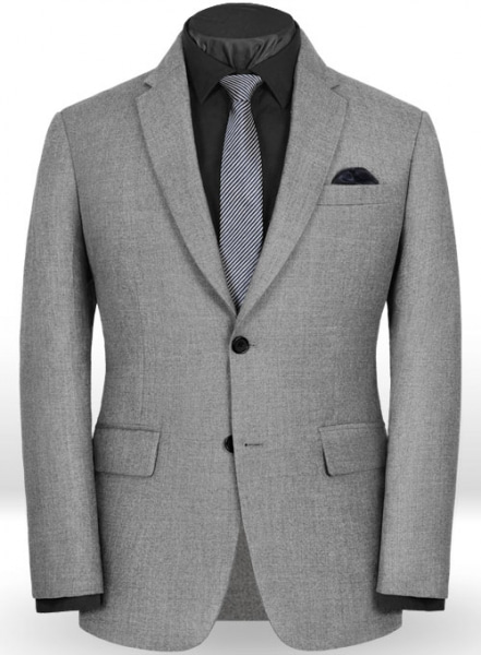 Gray Flannel Wool Jacket - 40R