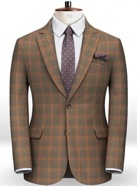 Light Weight Dingle Brown Tweed Suit