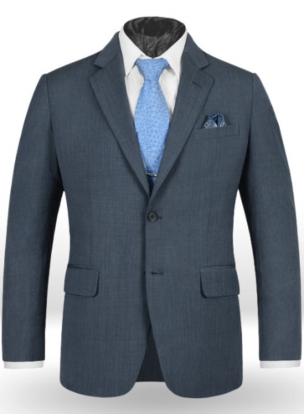 Napolean Fine Blue Wool Jacket