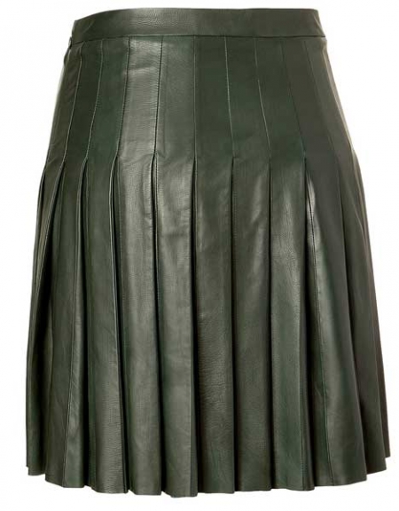 Twisty Leather Skirt - # 146