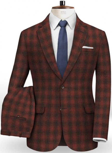 Cashmere Flannel Wynt Wool Suit