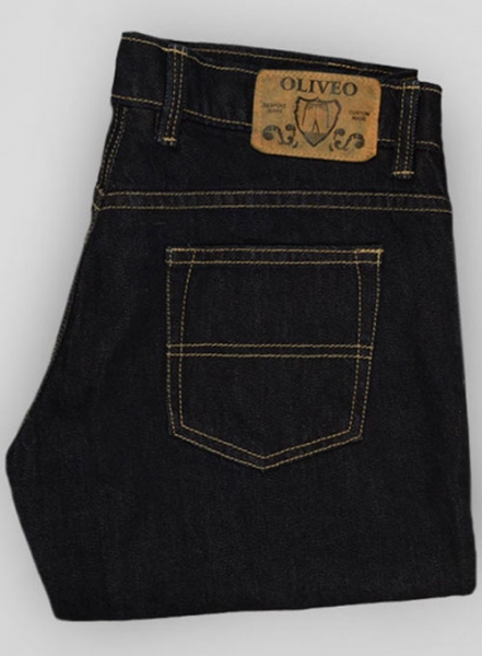 Deep Indigo Hard Washed Denim Jeans - Look #249
