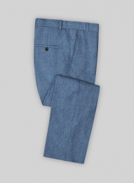 Solbiati Denim Light Blue Linen Pants