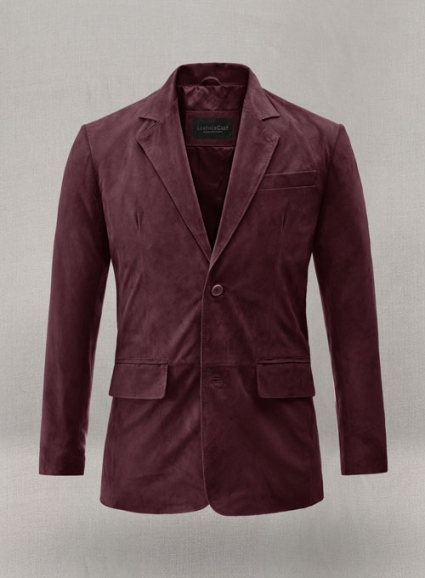 Grapevine Suede Leather Blazer