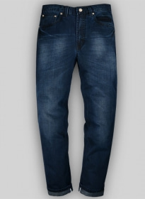 Blue Engine Treated Hard Wash Jeans - Look # 131