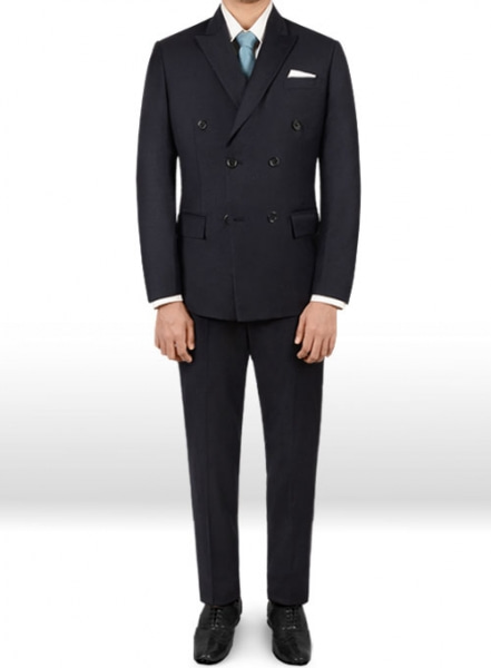 Huddersfield Dark Blue Pure Wool Suit