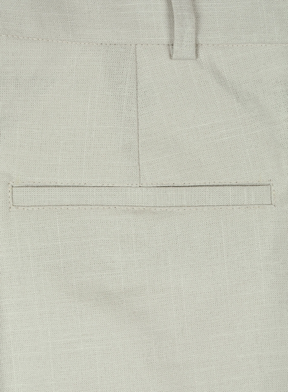 Tropical English Beige Linen Pants