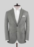 Napolean Sharkskin Light Gray Wool Jacket