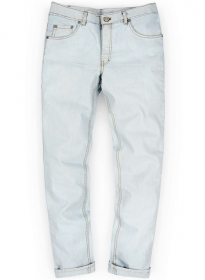 Light Sky Blue Stretch Denim Jeans