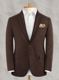 Brown Flannel Wool Jacket