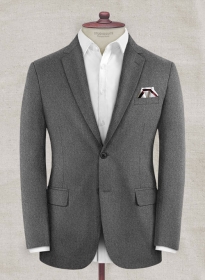 Gray Flannel Wool Jacket