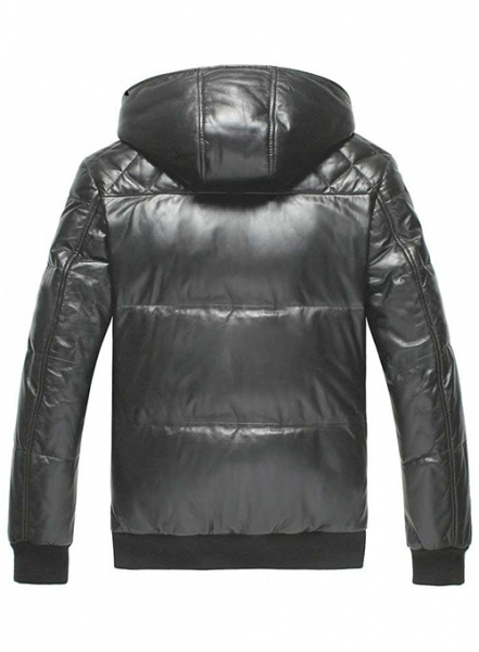 Leather Hood Jacket # 637