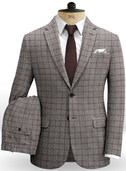 Vintage Checks Houndstooth Tweed Suit