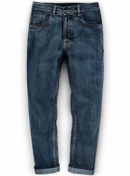 Slight Stretch Jeans - Vintage Wash