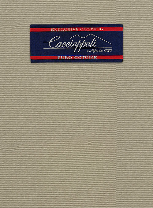 Caccioppoli Cotton Drill Beige Pants