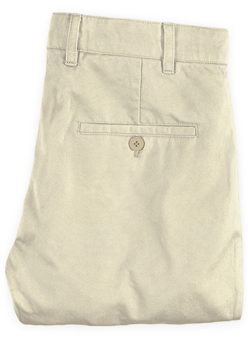 Mid Khaki Fine Twill Pants