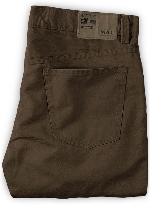 Forest Brown Chino Jeans