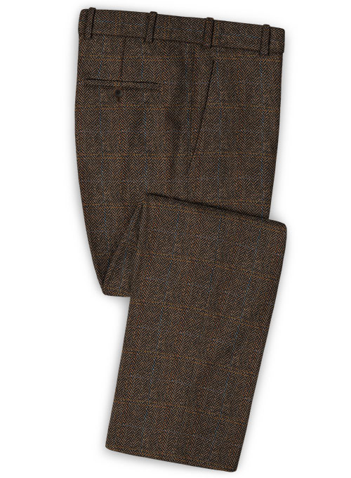 Harris Tweed Country Dark Brown Pants