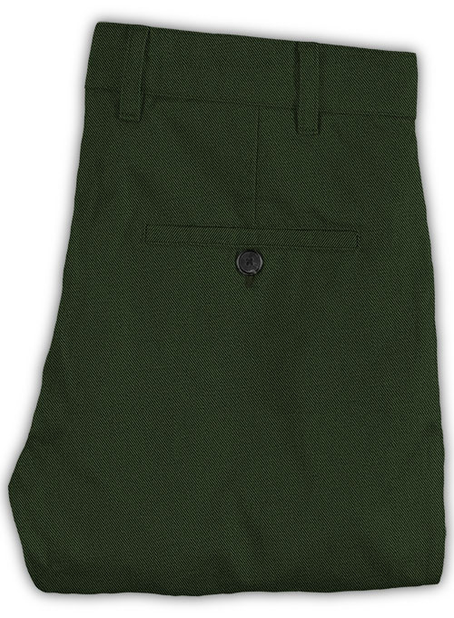 Heavy Olive Chinos