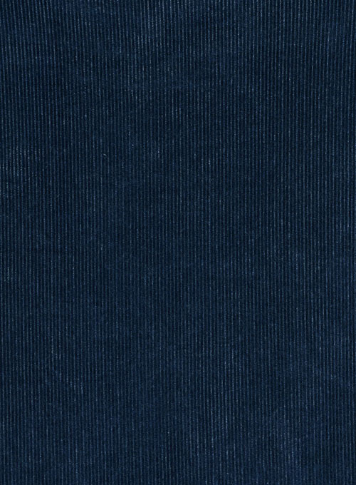 Indigo Corduroy Stretch Jeans - Hard Wash