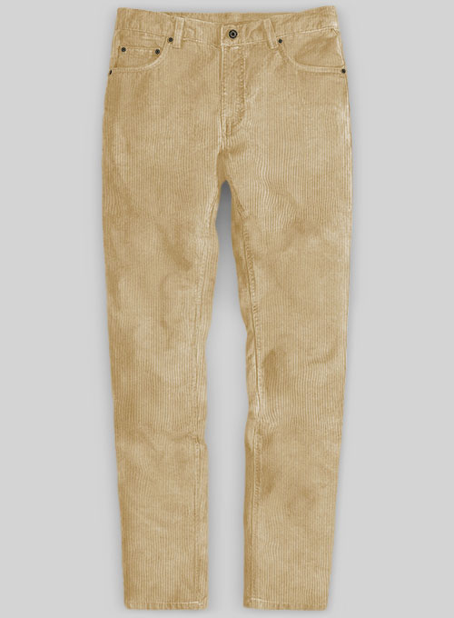 Khaki Corduroy Jeans - 8 Wales