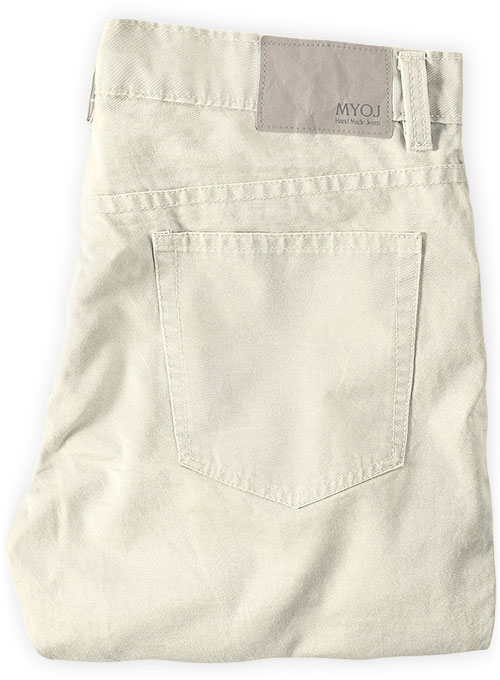 Light Beige Chino Jeans - Click Image to Close