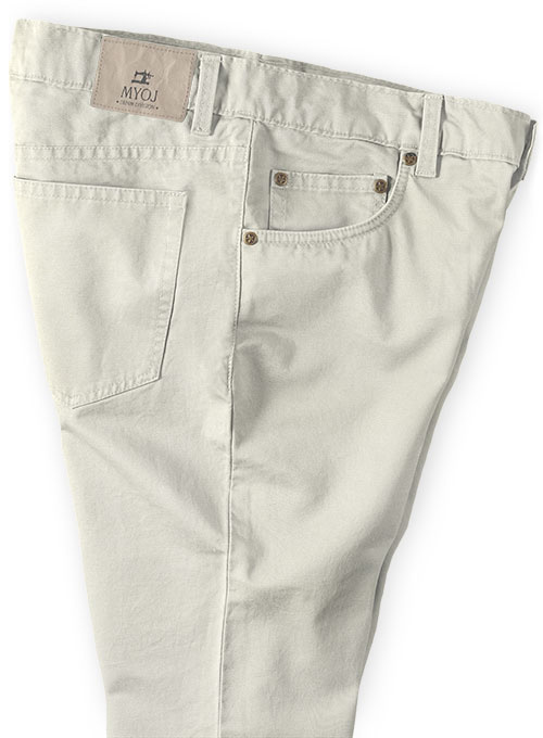 Light Beige Stretch Chino Jeans