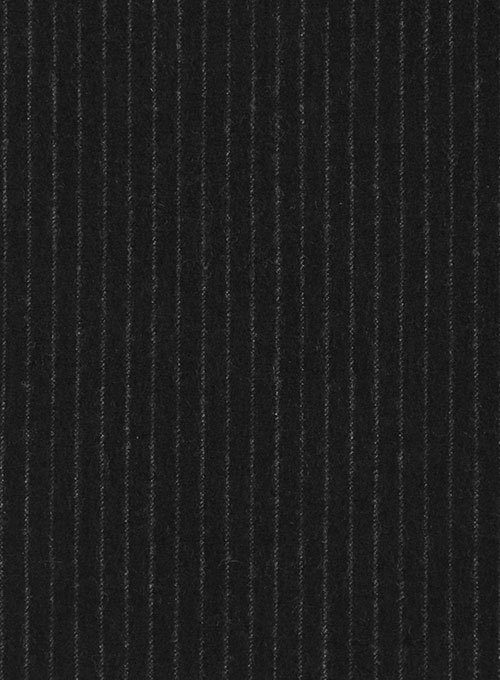 Light Weight Black Stripe Tweed Pants - Click Image to Close