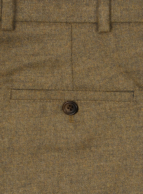 Light Weight Rust Brown Tweed Pants - Click Image to Close