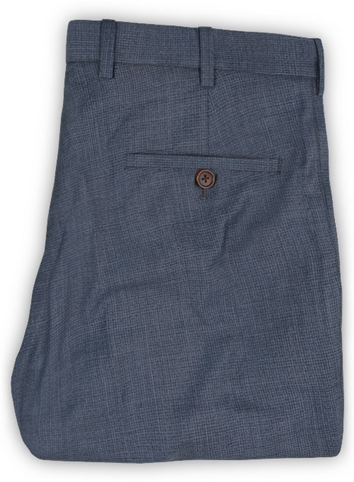 Napolean Barista Blue Wool Pants