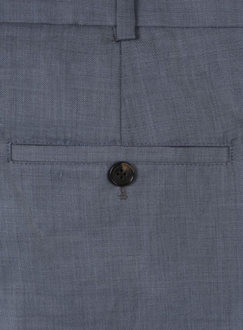 Napolean Powder Blue Sharkskin Wool Pants - Click Image to Close