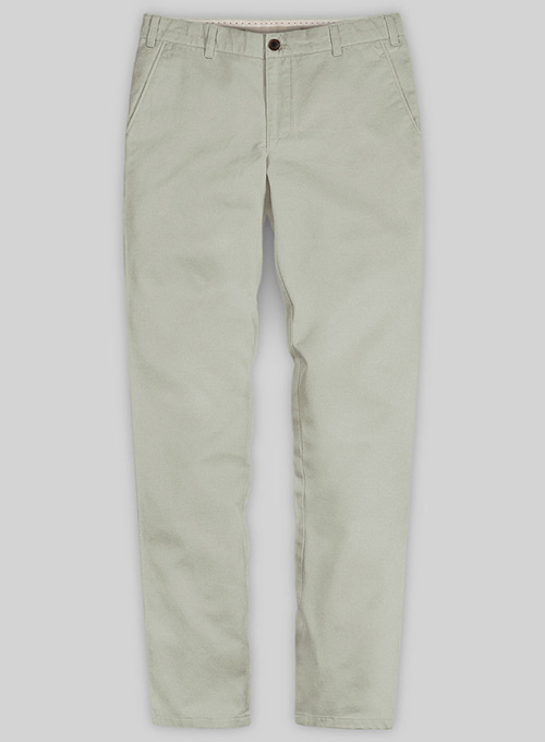 Slate Green Stretch Chino Pants