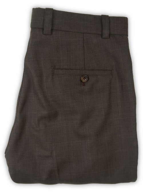 Sokrati Dark Brown Wool Pants