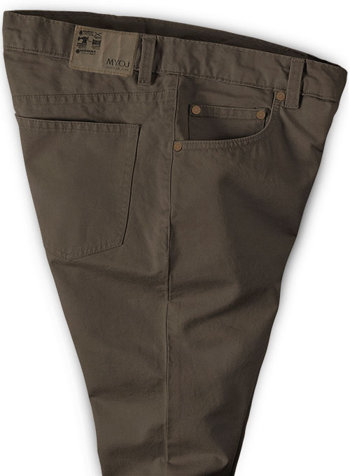 Summer Weight Brown Chino Jeans