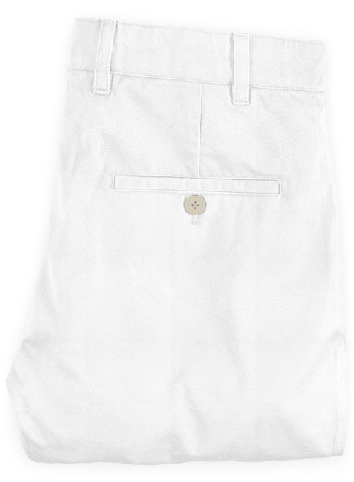 Summer Weight White Chinos