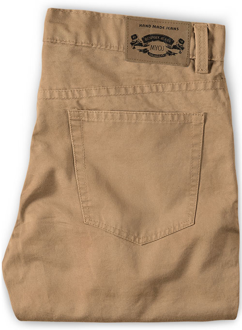 Tan Stretch Chino Jeans