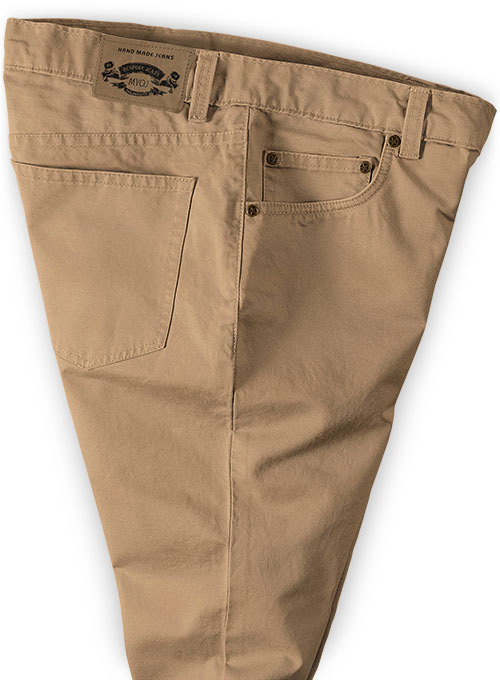 Tan Stretch Chino Jeans