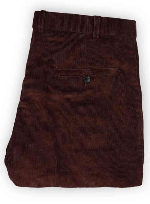 Wine Corduroy Pants