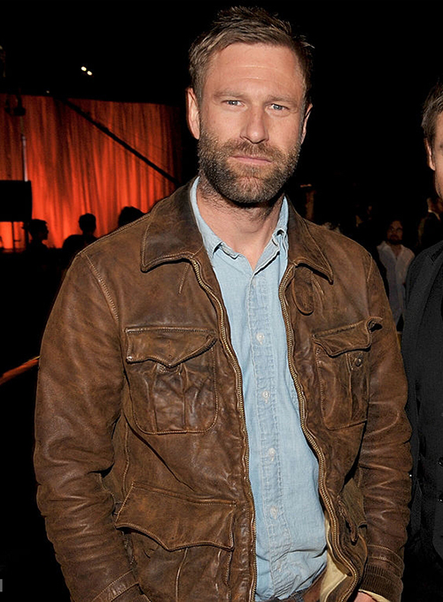 Aaron Eckhart Leather Jacket