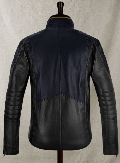 Batman Begins Christian Bale Leather Jacket - Click Image to Close